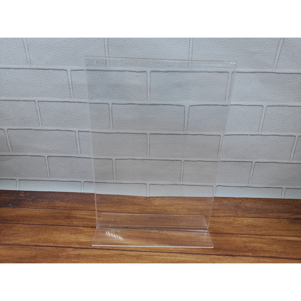 

Tent Card Akrilik/Tent Card Acrylic A6 Standee Display Custom