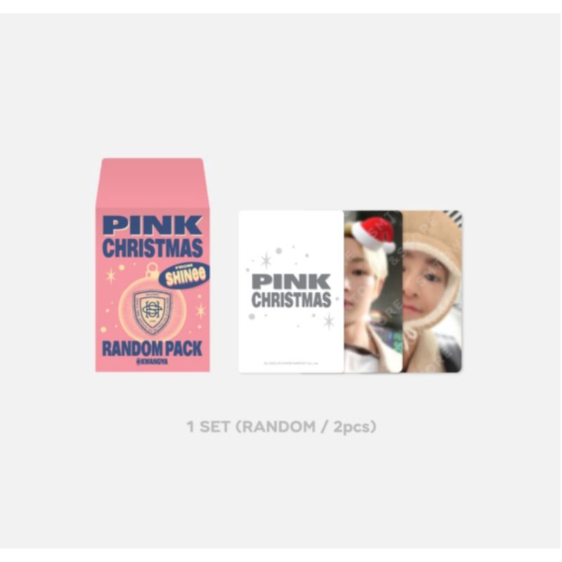 [DP PO] PINK CHRISTMAS SHINEE RANDOM PACK MD