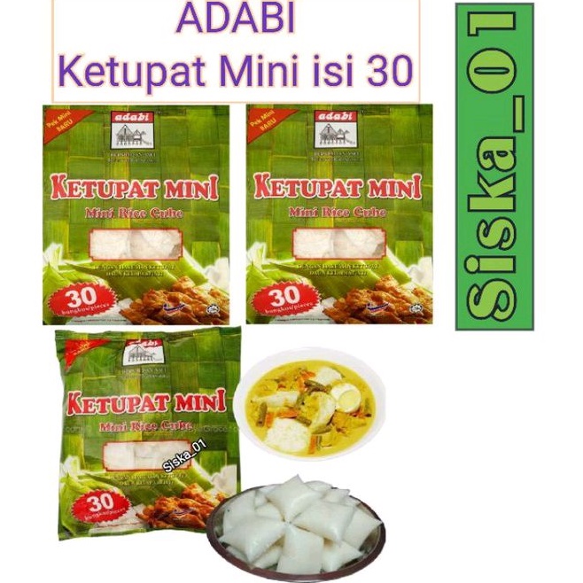 

KETUPAT MINI ADABI Isi 30