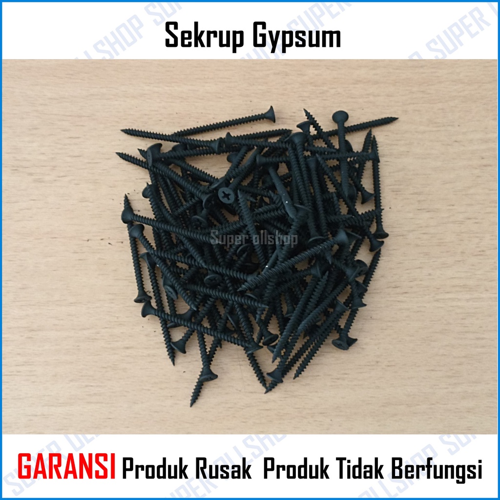 Sekrup Gypsum Baja / Baut Skrup Kayu Drywall Screw / Sekrup gypsum drywall skrup 1 dus Termurah