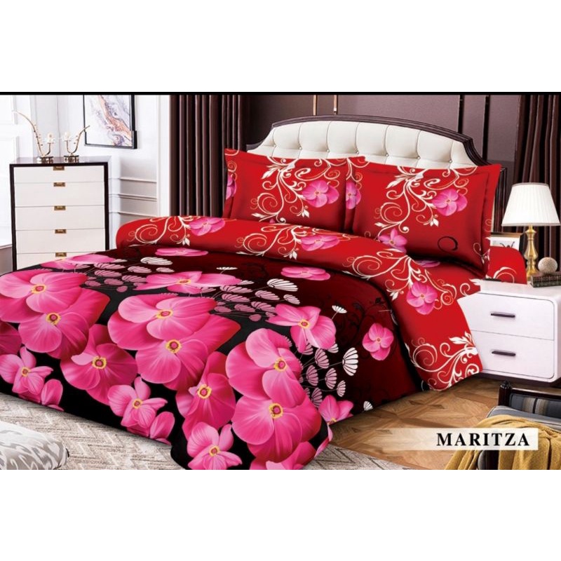 Sprei Termurah Free 2sarban+1sargul ukuran 180*200*10cm