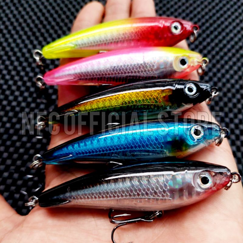 Lure Pencil Sinking Stickbait Stikbait Swimbait 7,5 cm 12 gram Long Cast BEST KILLER ACTION