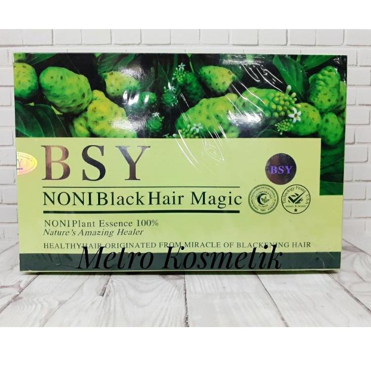ボ [20pcs] SAHMPO BSY NONI BLACK HAIR MAGIC / SHAMPOO PENGHITAM RAMBUT HARGA TERMURAH 3589 ✤