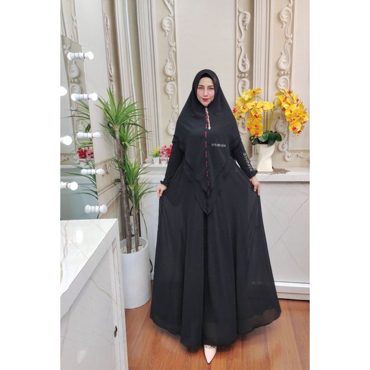 Fatimah Syar'i Original By Arsyakayla/ Gamis Syar'i Jumbo Terbaru / Gamis Syar'i Kekinian / Gamis Ca