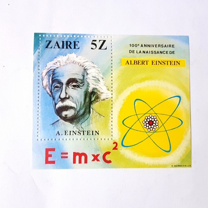 

✨NEW✨ - Perangko/Prangko ALBERT EINSTEIN, Theoretical Physicist. Kat. $4.50