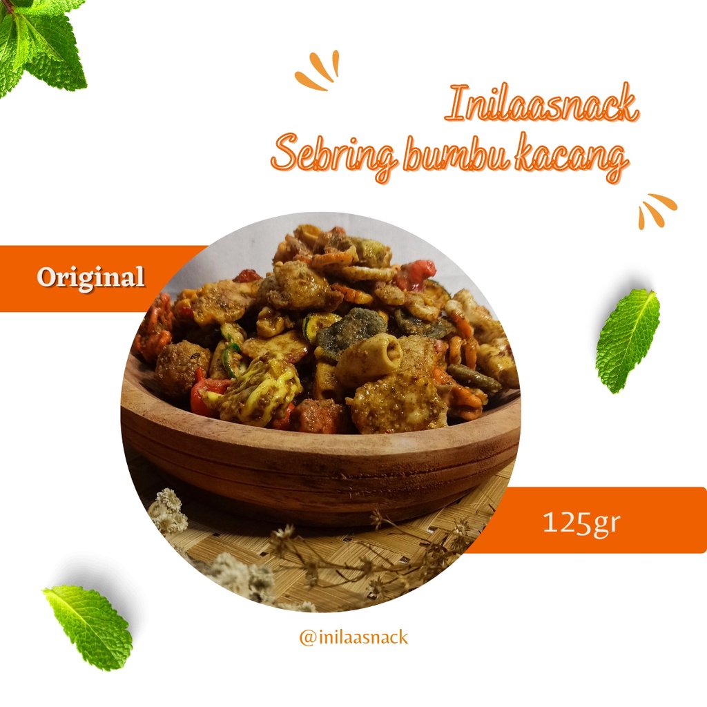 

Seblak kering bumbu kacang original 250gr