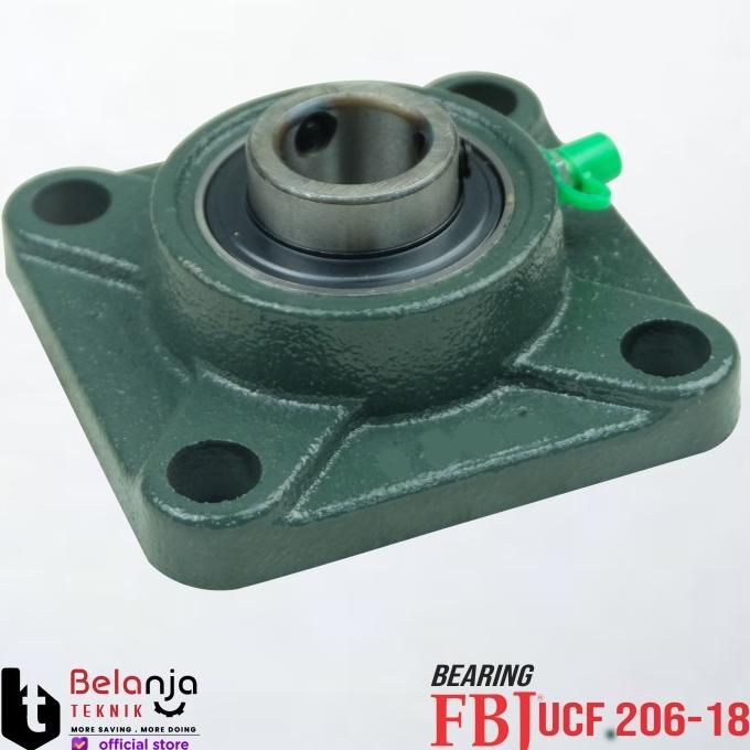 FBJ Bearing UCF206-18 Pillow Block Klaher Bearing Duduk UCF 206-18 belanjate77 Segera Dapatkan