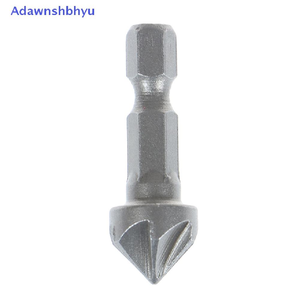 Adhyu 6giling Countersink Mata Bor Chamfer Cutg Woodworking Alat hexagon handle ID