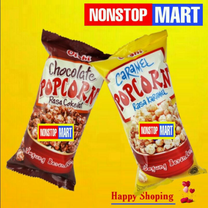 

POP CORN oishi renceng isi 10 x 20gr