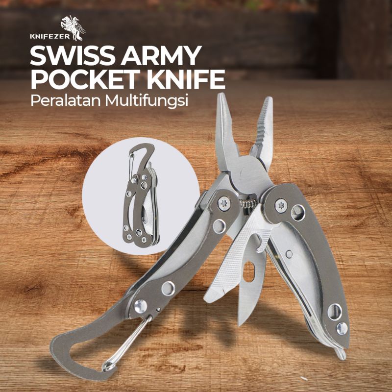 Tang Pisau Lipat EDC Multifungsi