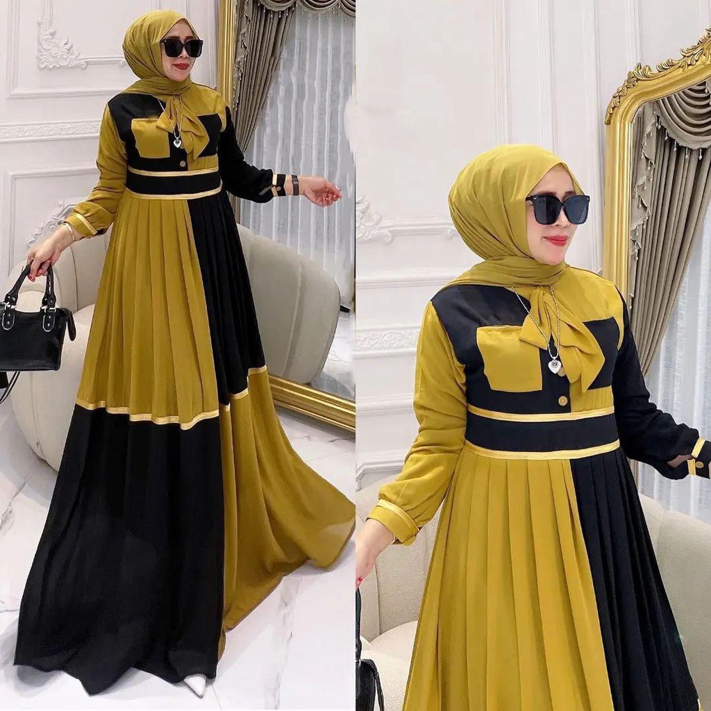 Gamis Murah l Saffa Dress l Dress Viral l Dress murah l Maxy Dress l Syari