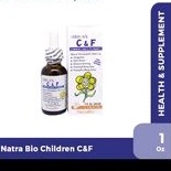C&F Natrabio obat flu batuk pilek anak