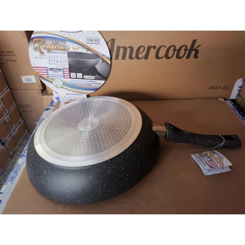 30CM GRANITE ROCK FRY PAN