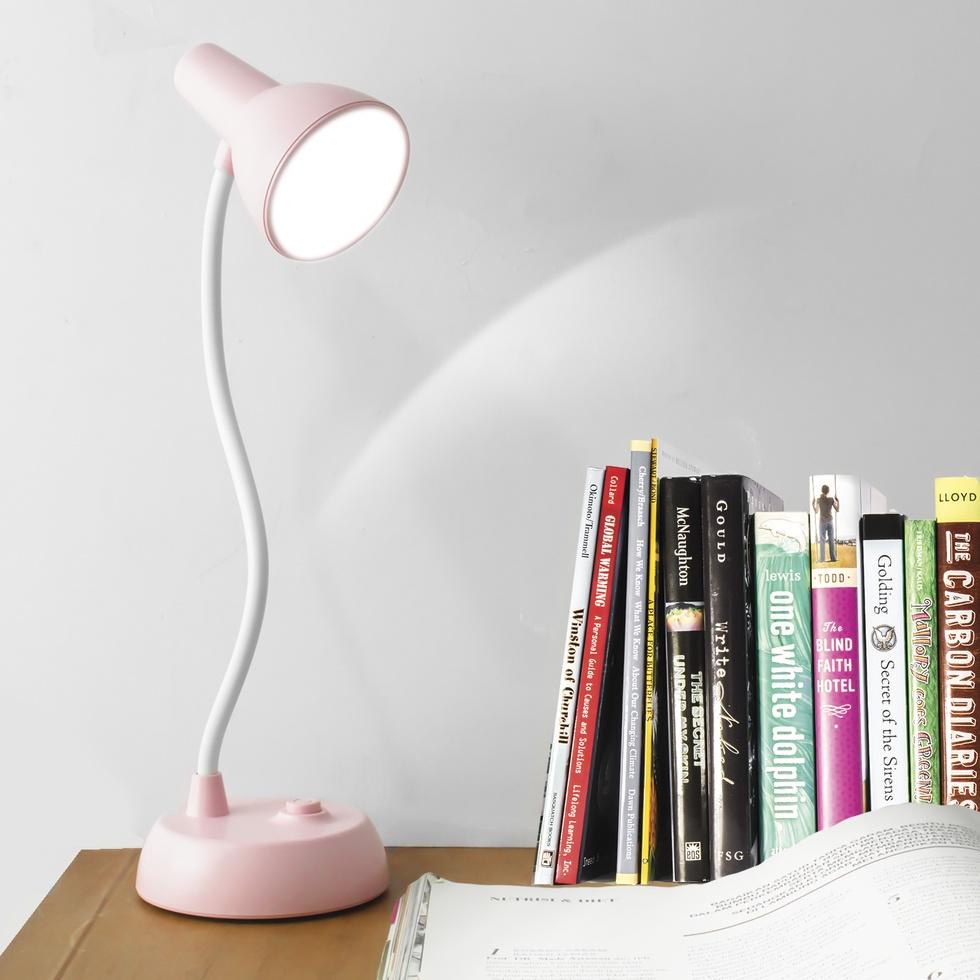 Suksestech Lampu Belajar Mini Stand Lampu Meja Baterai Lucu Batrai Flexible Terang 6SMD • BWA.21De22