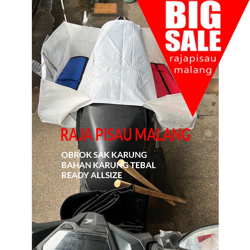 tas obrok motor bahan karung kuat awet serbaguna