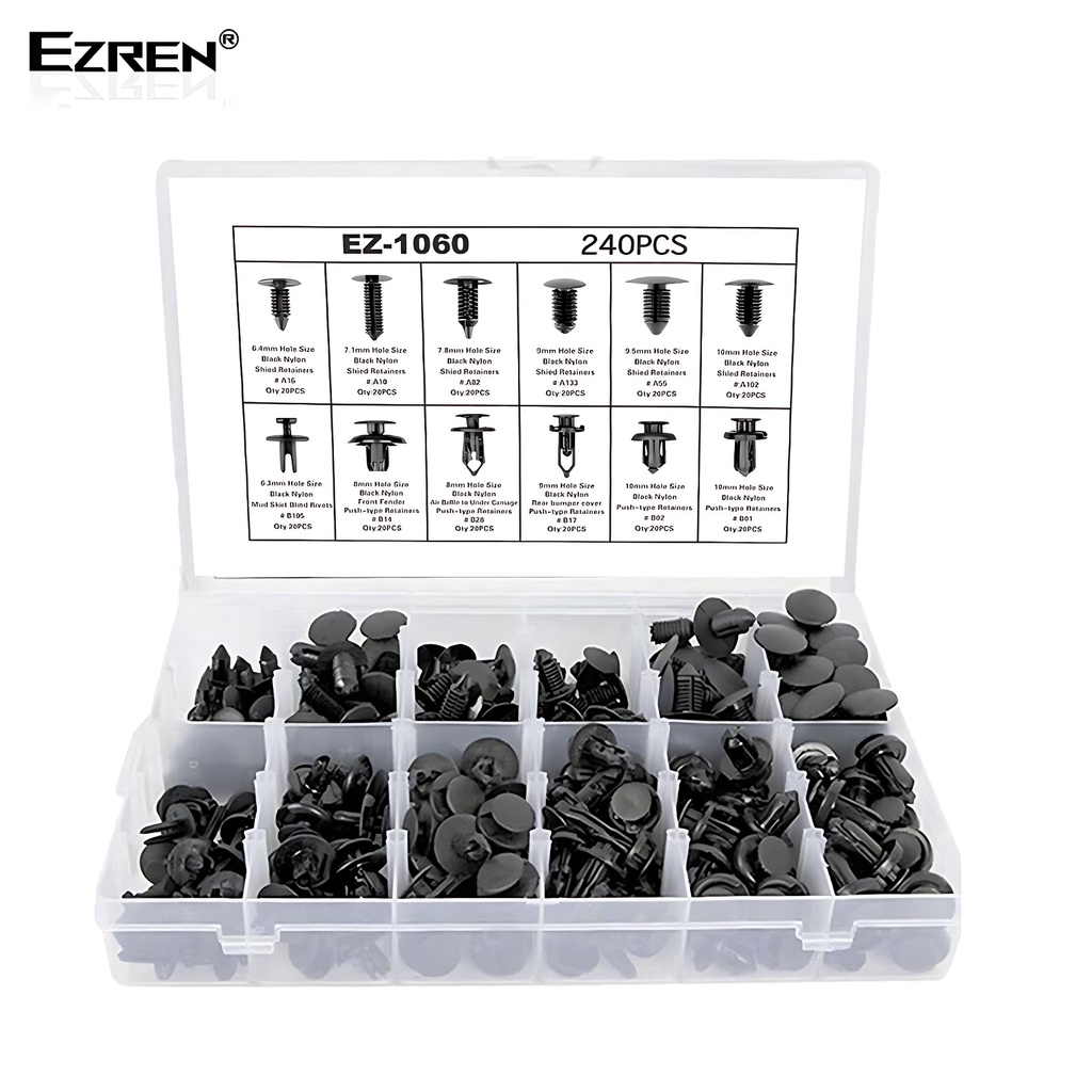 Ezren EZ-1060 Baut Rivet clip Fender Doortrim Bumper Dashboard klip