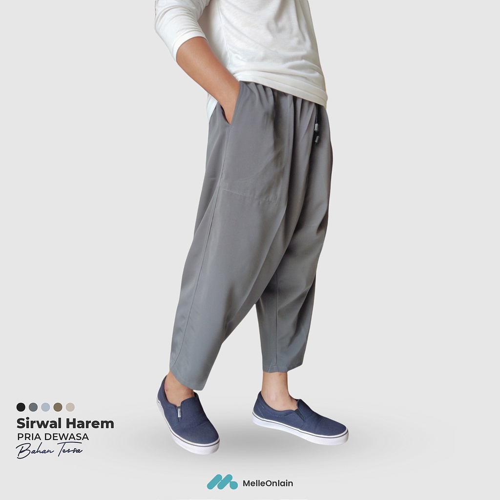 Celana Harem Sirwal Magribi Pangsi Chino Pensil Hip Timur Tengah
