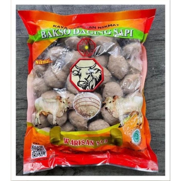 

BAKSO WARISAN 319 URAT ISI 50 PCS - DAGING SAPI