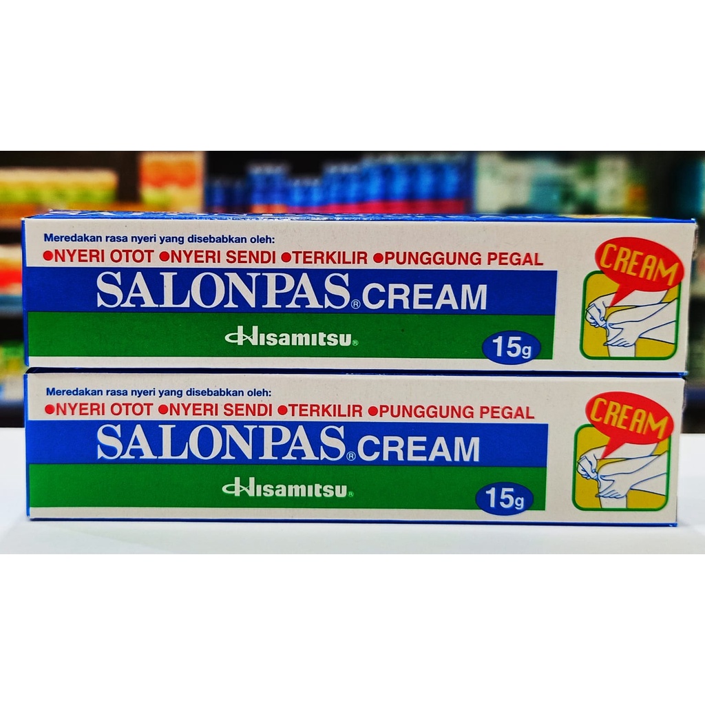 Salonpas 𝐂𝐫𝐞𝐚𝐦 𝟏𝟓𝐠𝐫 - Pereda nyeri sendi