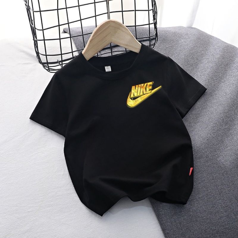 Kaos Anak Unisex N1k Gold T shirt Anak Umur 2-10Tahun Baju Anak Distro Atasan Anak Terbaru