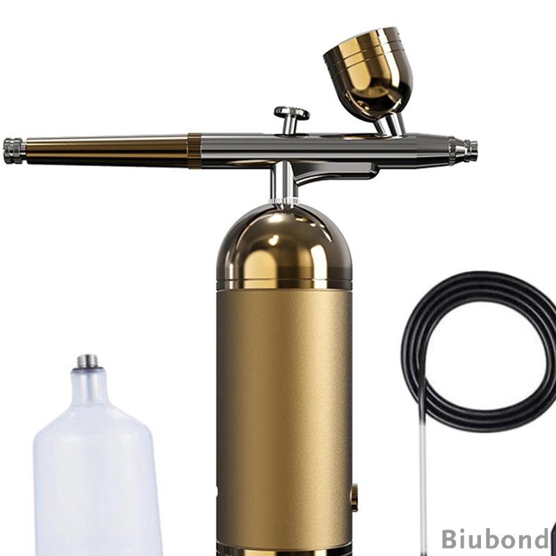 [Biubond] Aksesoris Set Airbrush Portable Pompa Sprayer Mini Untuk Nail Art Sepatu DIY, Lukisan Makeup