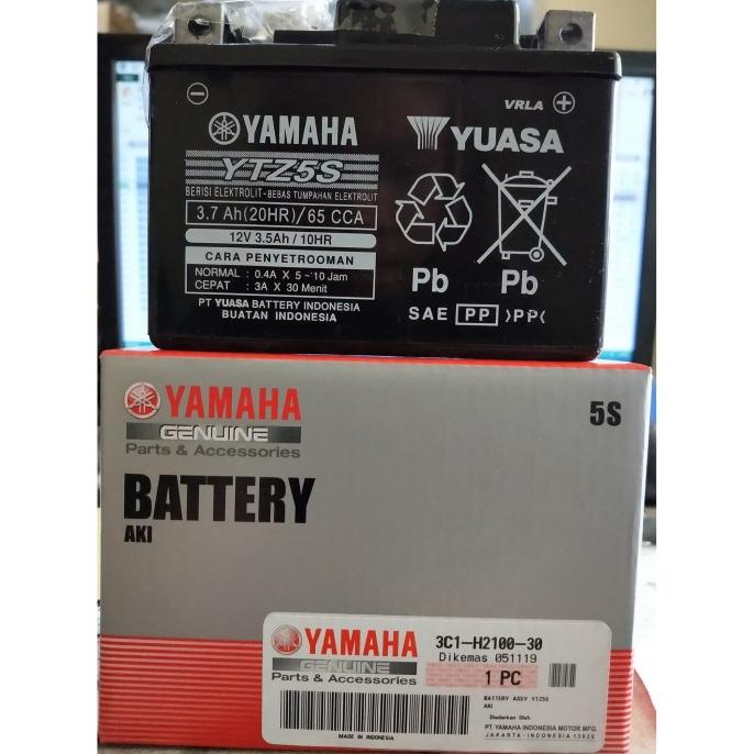 AKI KERING YUASA YTZ5S MIO J, VIXION, BYSON, MIO M3, XEON, FINO, GT125