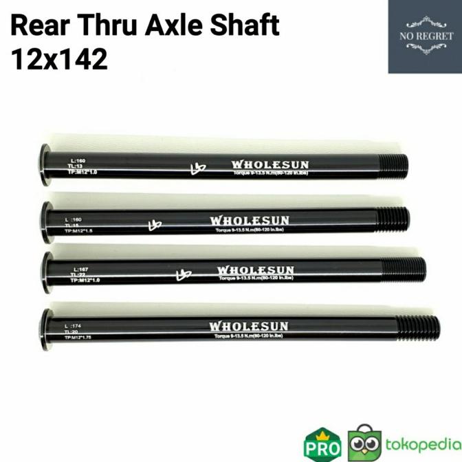Wholesun Rear Thru Axle Shaft 12X142