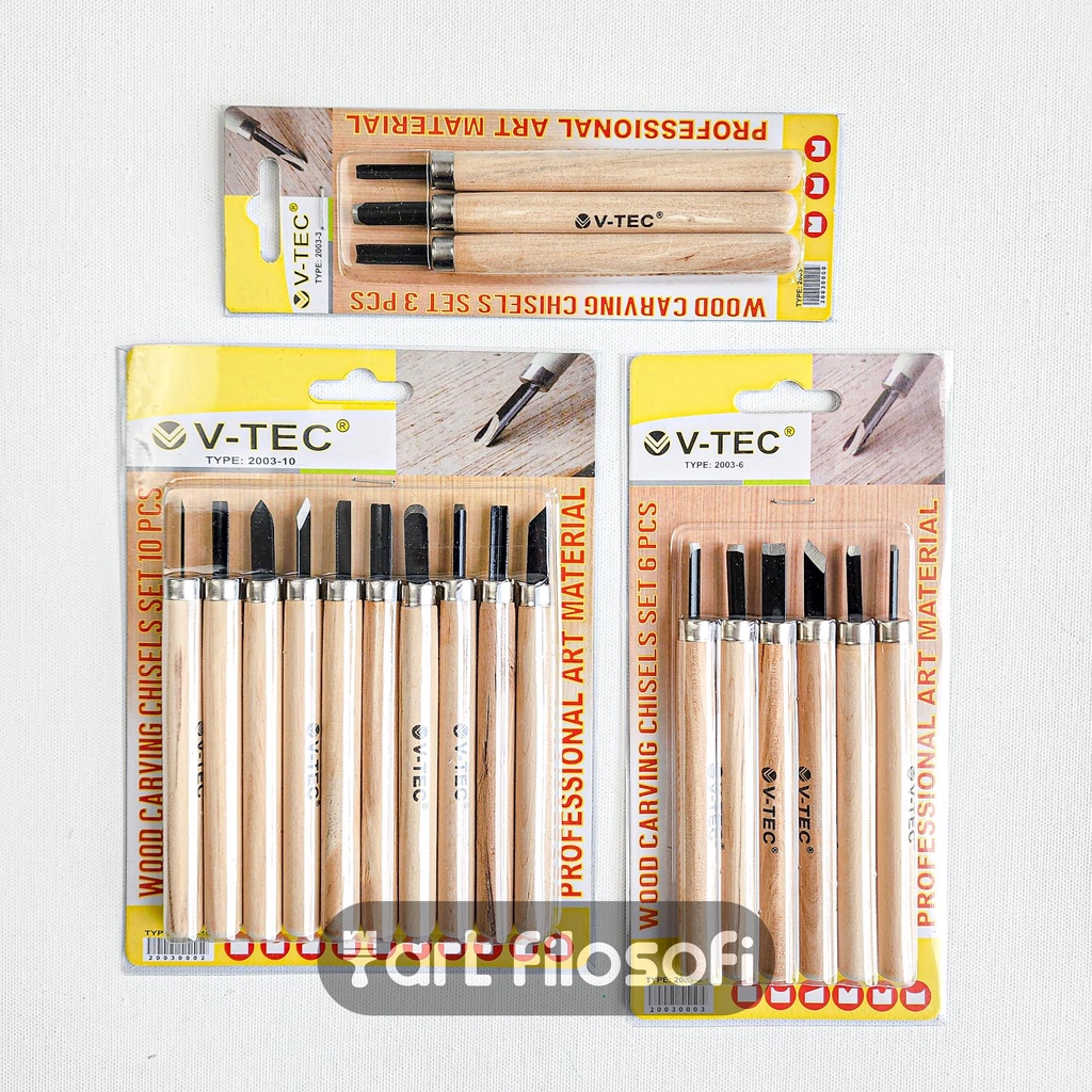 

V-TEC Wood Carving Tool Chisel | Pisau Ukir