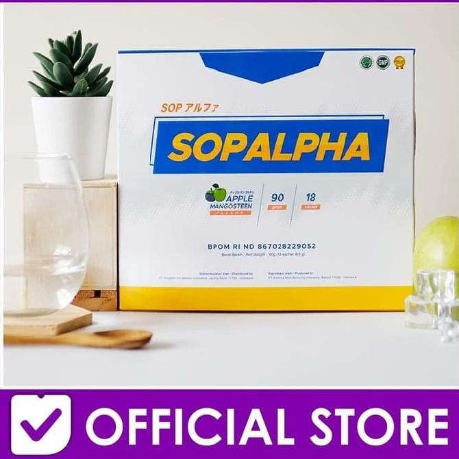 SOPALPHA - Immune Booster Minuman Kesehatan Isi 18 Sachet