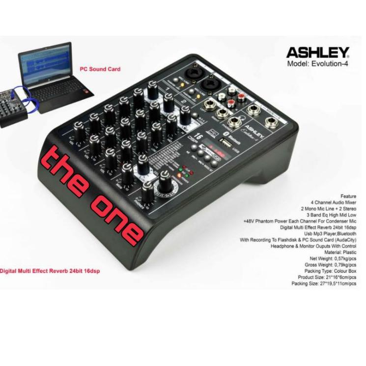 Stok Terbatas mixer audio ashley evolution 4 / evolution4