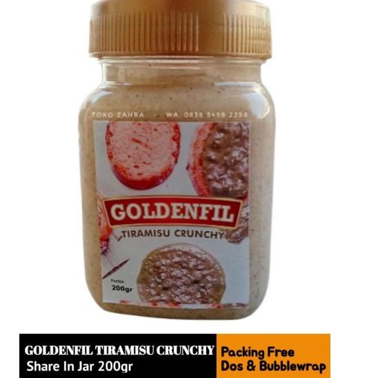 

➩ Goldenfil Tiramisu Crunchy Share In Jar 200gr ゔ