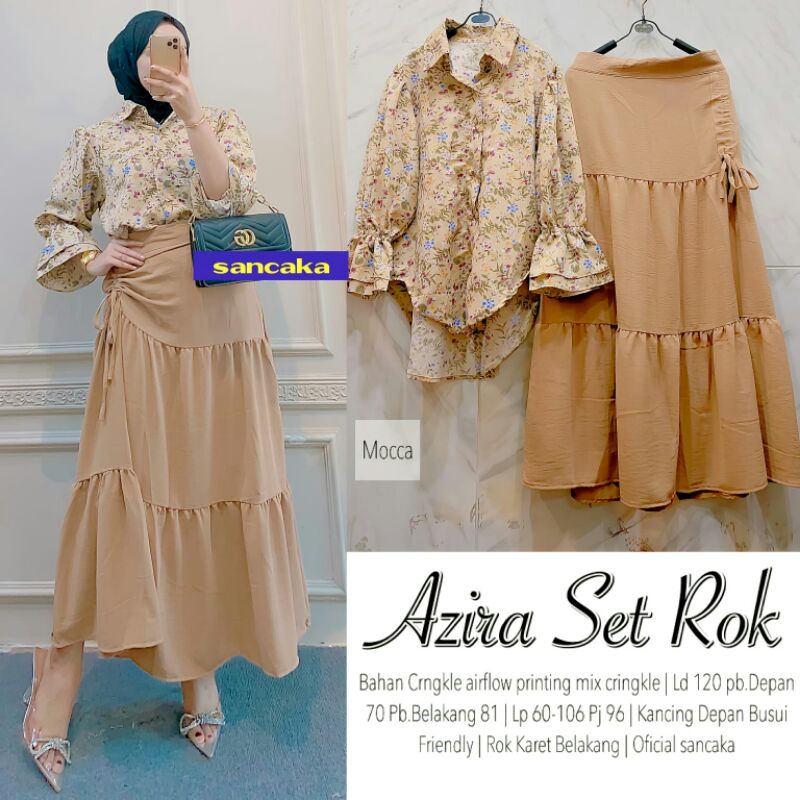 Baju Setelan Rok Wanita Azira By Sancaka