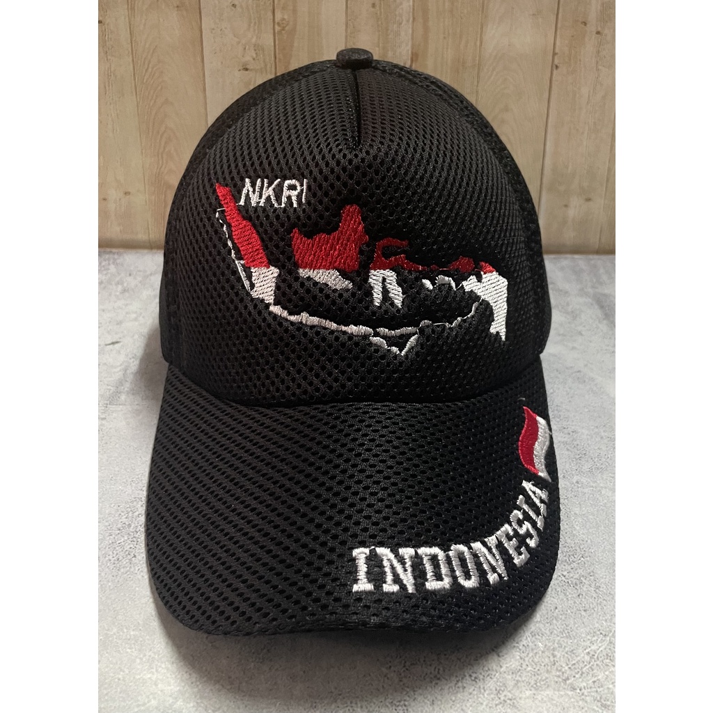 Topi Jaring NKRI (Pulau)- Topi Indonesia - Topi Jaring NKRI - Topi