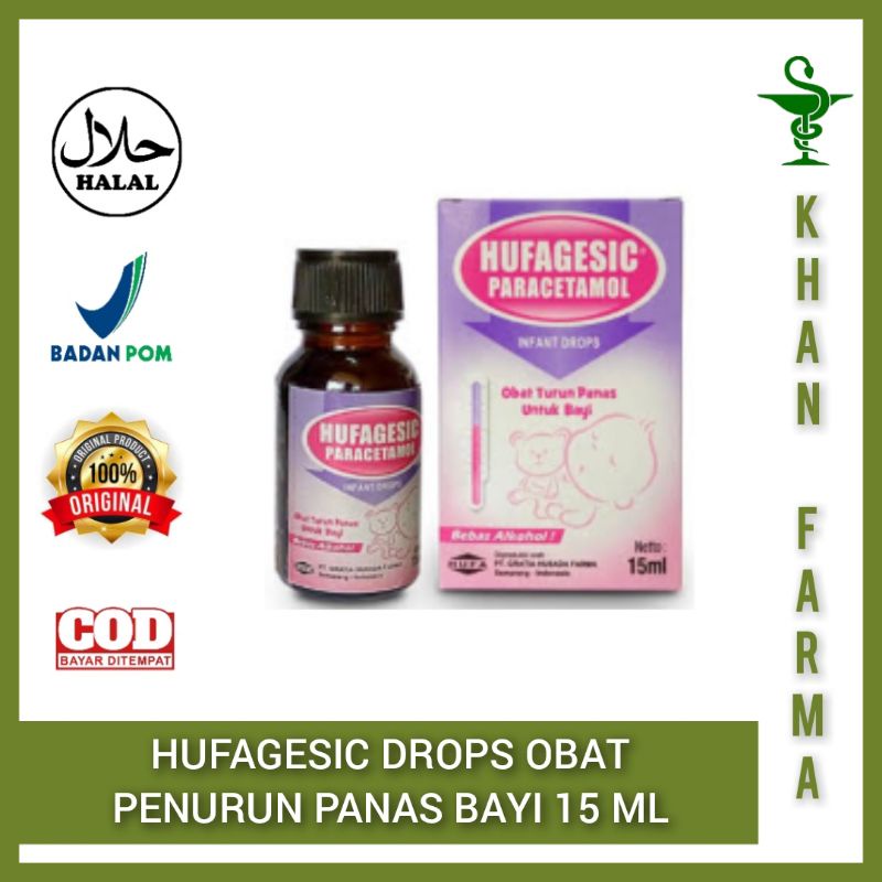 Jual HUFAGESIC DROPS OBAT PENURUN PANAS BAYI 15 ML | Shopee Indonesia