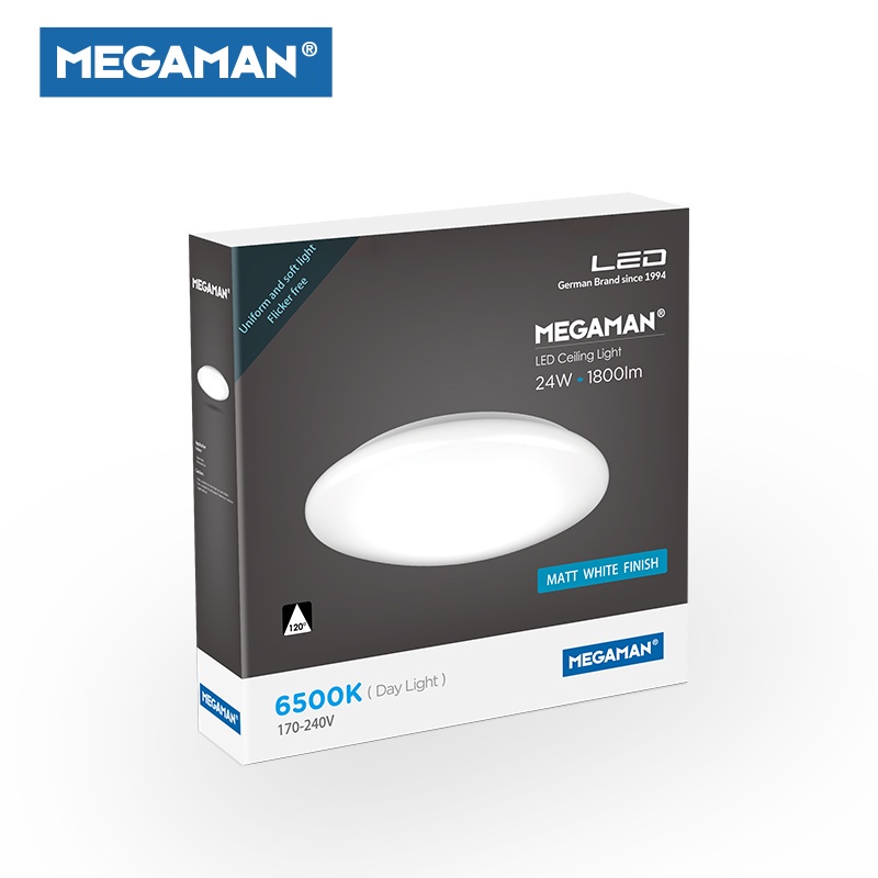 LAMPU BARET / LAMPU PLAFON MEGAMAN MXL 1045 SLIM