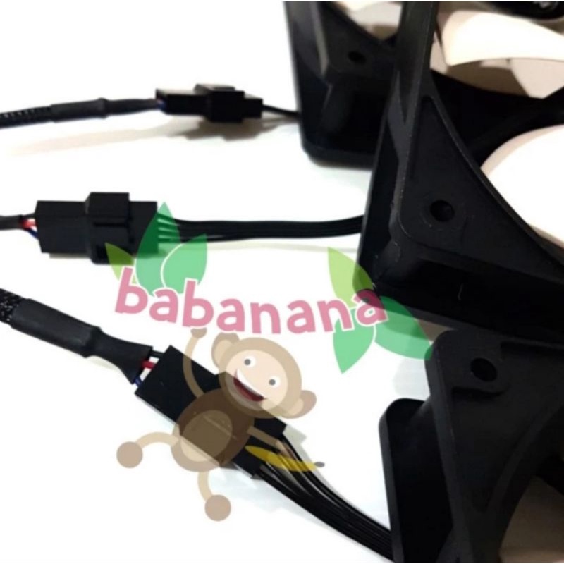 Kabel Splitter 1 to 3 PWM Computer Case Fan Power