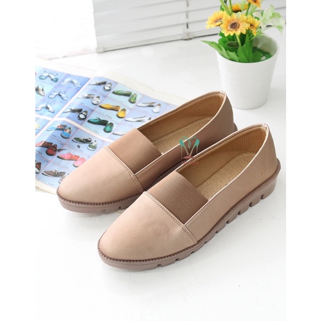 Mym2m Sepatu Wanita Slip On Kasual Terlaris Keslina