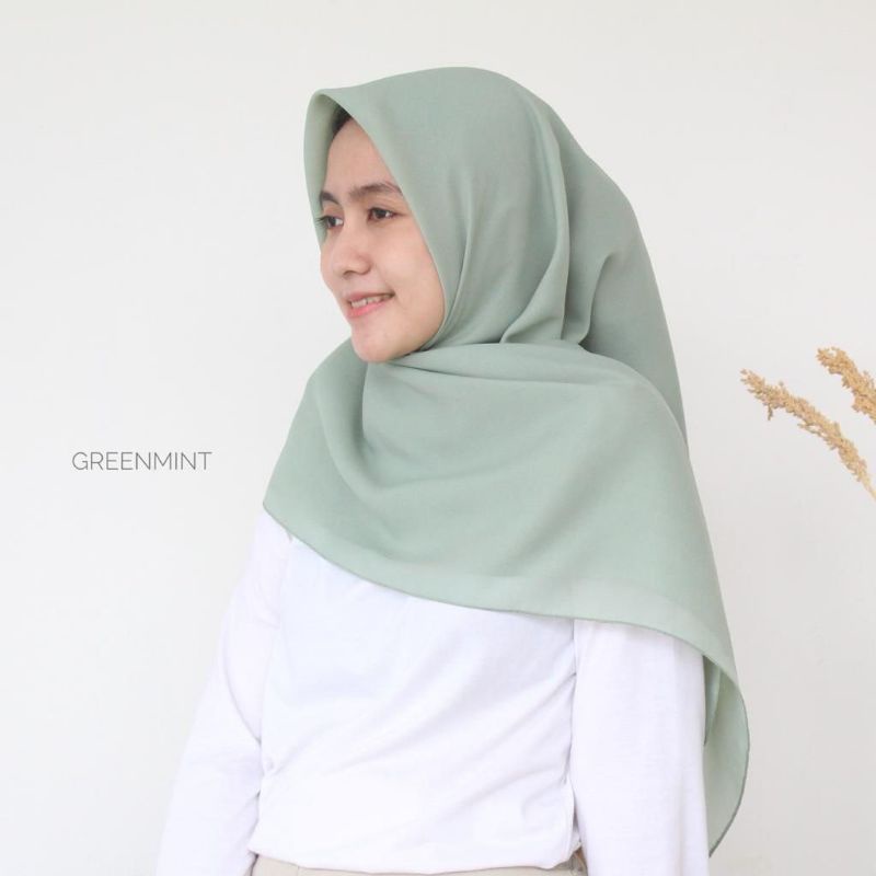 HIJAB POLYCOTTON - HIJAB PLAIN SQUARE