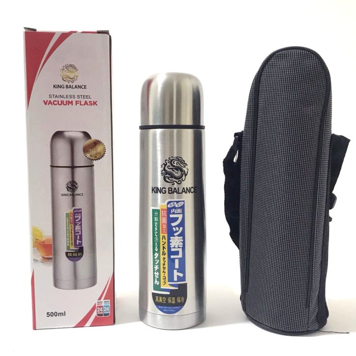 Termos stainless 500ml free tas