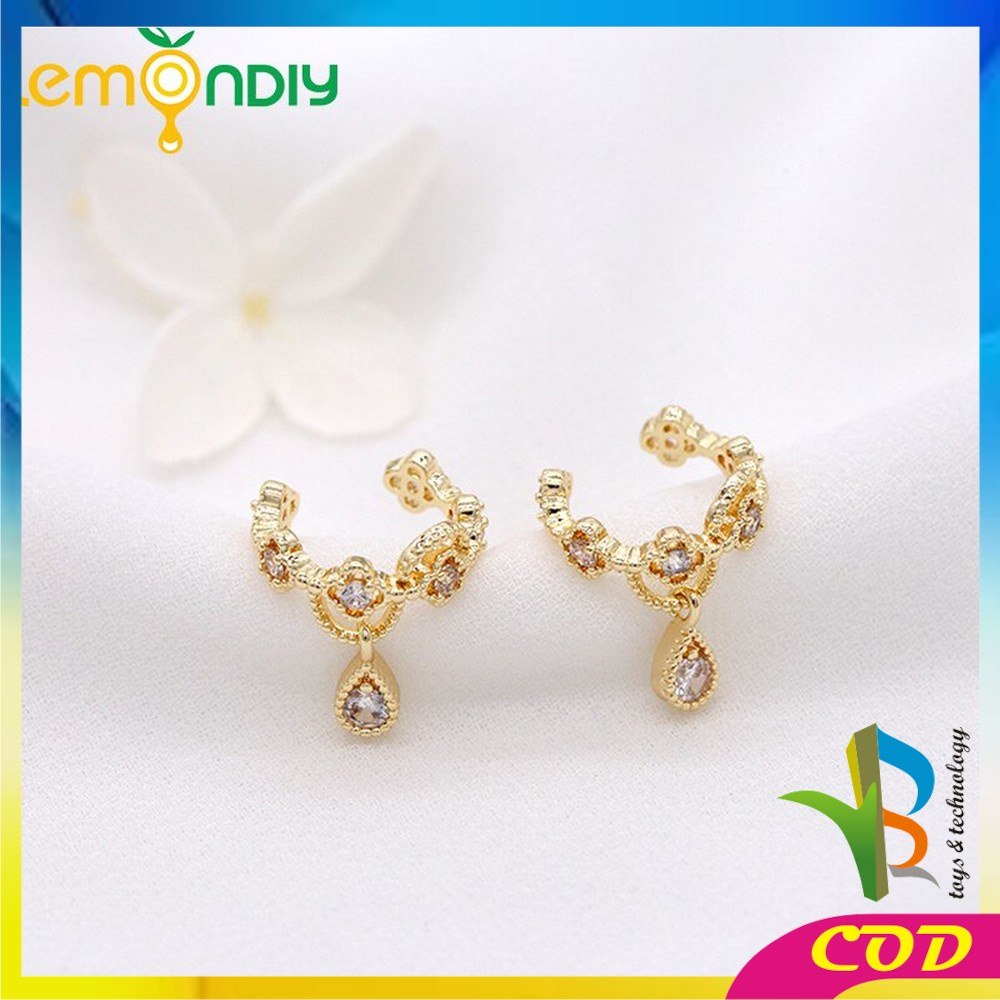 RB-K115 K117 Anting Single Aksesoris Fashion Wanita Motif Bintang Korean Style / Anting Anti Karat Earrings Import Fashion