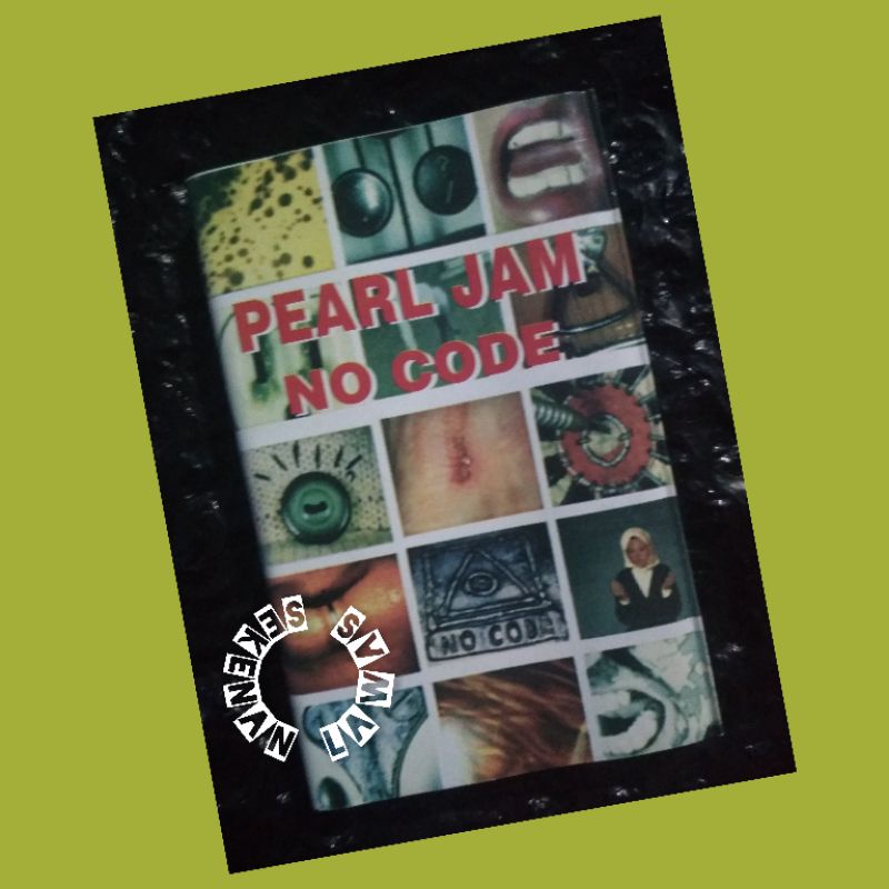 Kaset Pearl Jam - No Code /Cover Belakang Ada Coretan