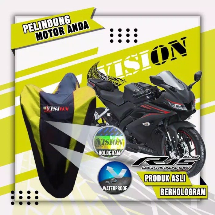 COVER MOTOR SARUNG MOTOR PENUTUP MOTOR YAMAHA R15 WATERPROOF ANTI AIR
