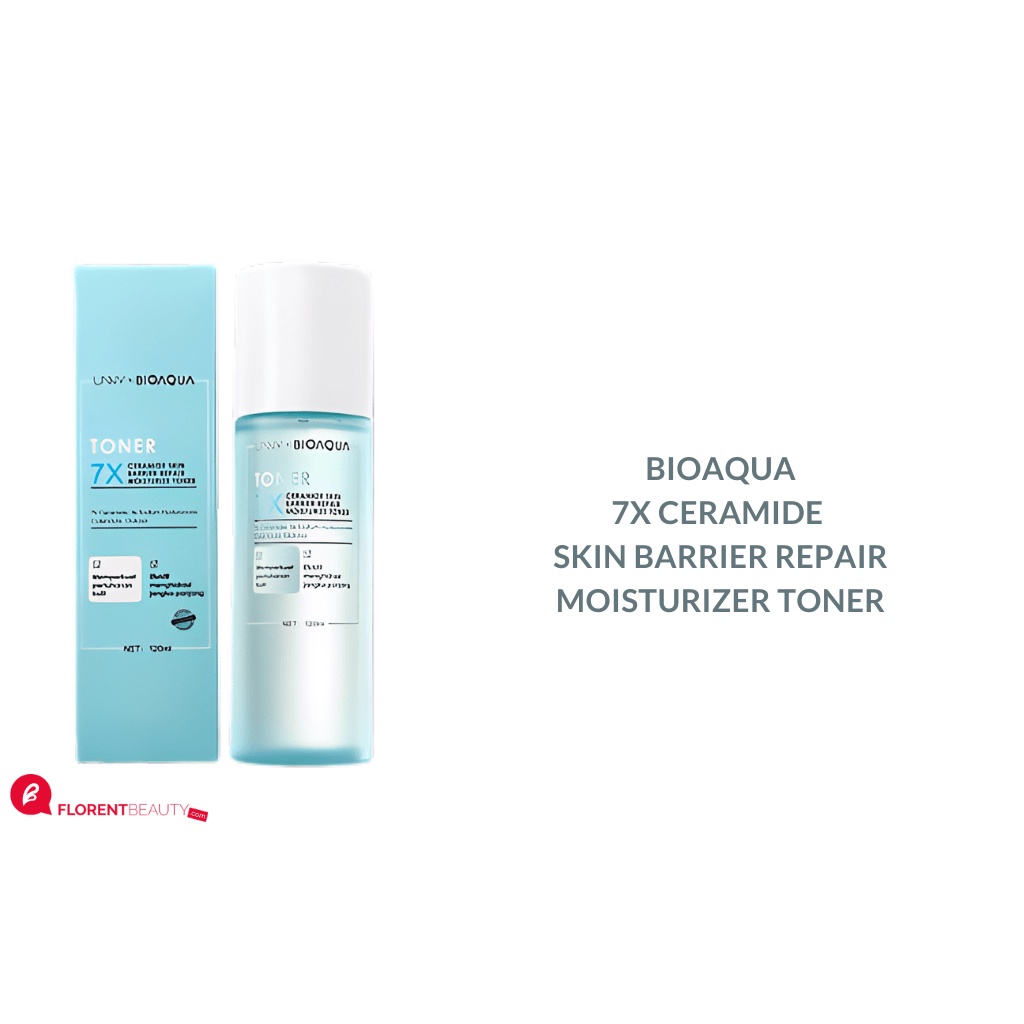 BIOAQUA 7X Ceramide Skin Barrier Repair Moisturizer Toner Wajah 120ml Glowing Hydrating Toner Pemutih Wajah for All Skin Types