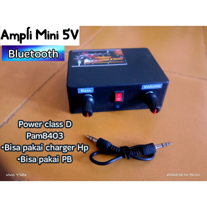 Ampli Mini Bluetooth 5v (Vol_Bass)