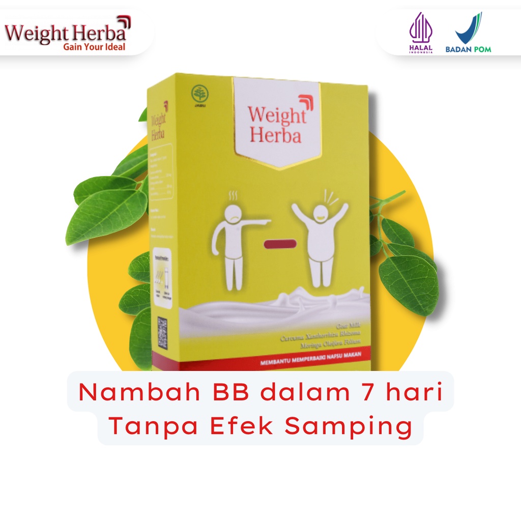 

[READY STOK] WEIGHT HERBA ORIGINAL - Susu Etawa Penambah Nafsu Makan & Berat Badan Penurun Kadar Gula Darah Naikkan BB Menambah Protein Penggemuk Tubuh Anak dan Dewasa Tanpa Efek Samping 100% Herbal Tanpa Efek Samping Bersertifikat Halal dan BPOM