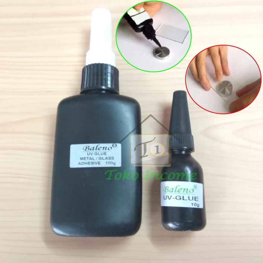 ㊊ UV GLUE Lem Laser Meja Kaca Tatakan Besi Aluminium Metal BEST PRICE 3787 ♠