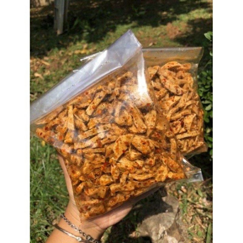 Basreng Pedas daun jeruk / Basreng balado / basreng original daun jeruk 500 gram-1