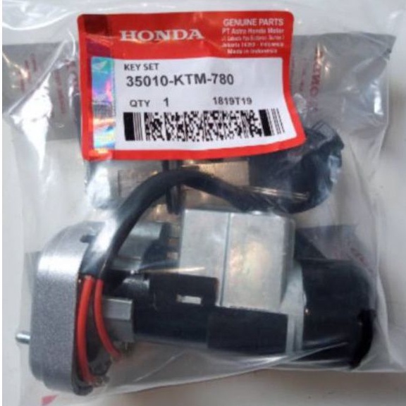 KONCI KONTAK SET PLUS BUKA JOK HONDA SUPRA X 125 ASLI ORI AHM