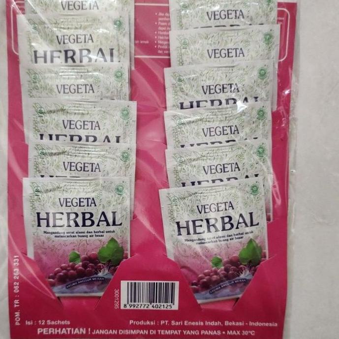 

빠 Vegeta herbal isi 12 sachet Terbaru