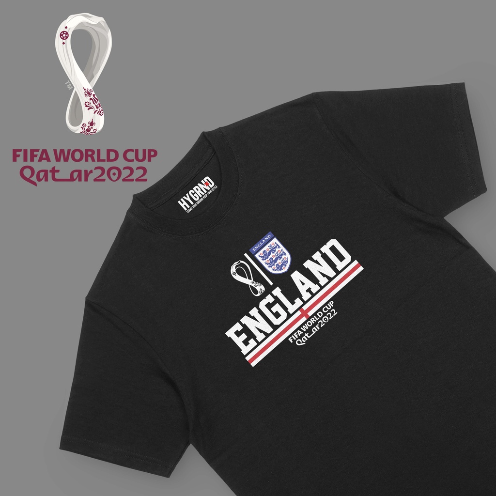 Kaos Piala Dunia "England" - FIFA World Cup Qatar 2022/Timnas Inggris/Ksnapprl X Heyground